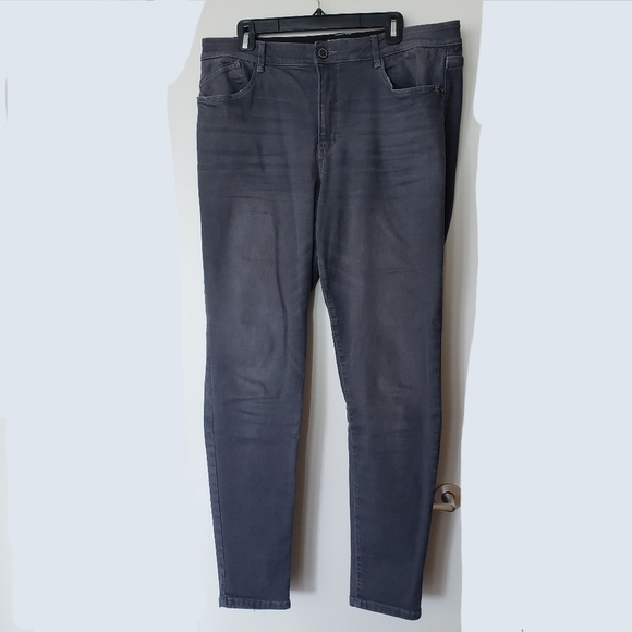 Wit & Wisdom Grey Skinny Jean Sz 16 - Picture 3 of 15